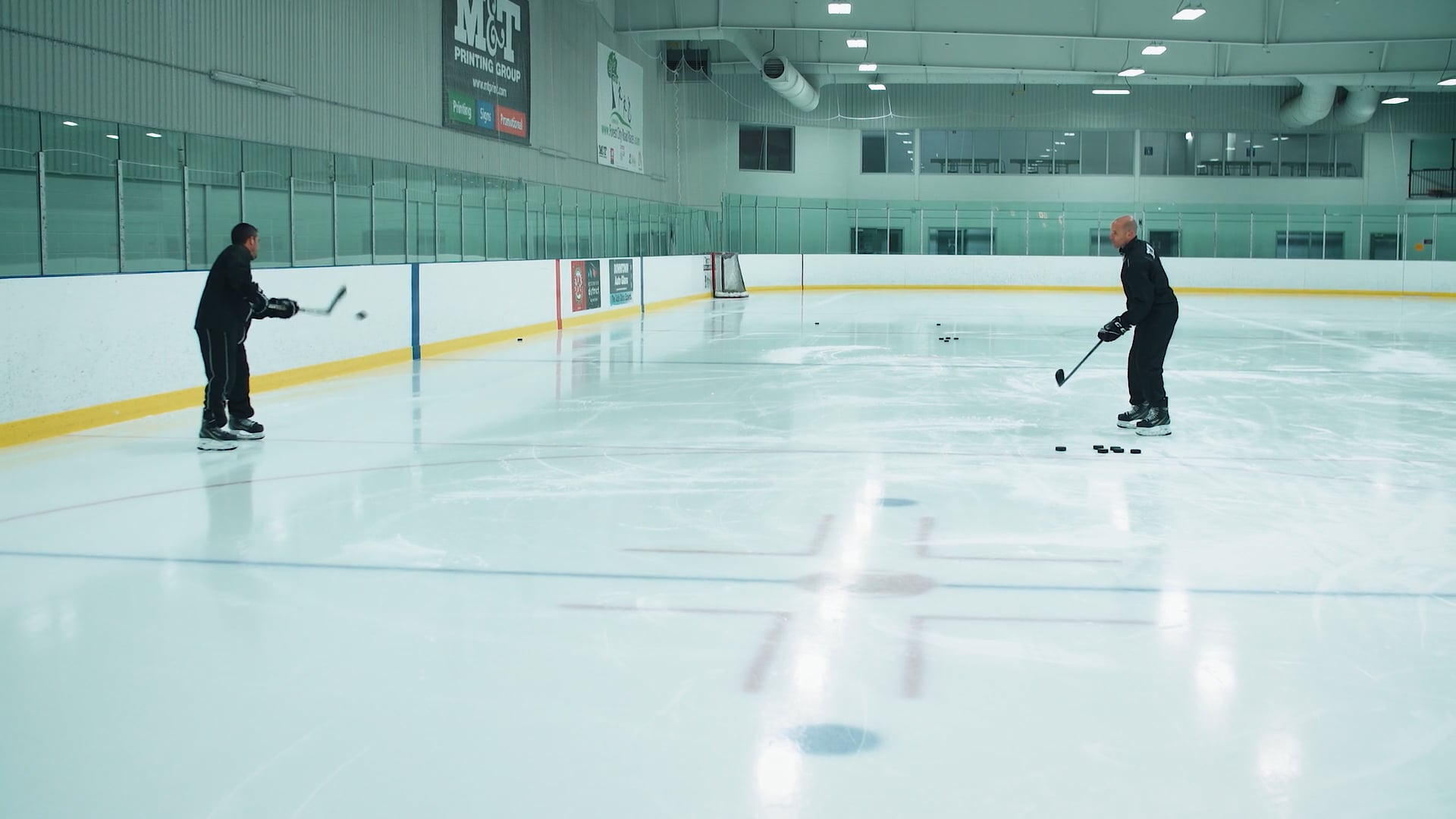 Knocking Down Pucks